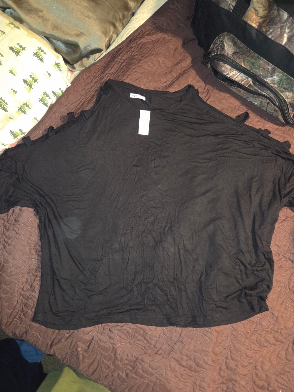 Maurices Edgely Blocked Sleeved Top 2xl NWT